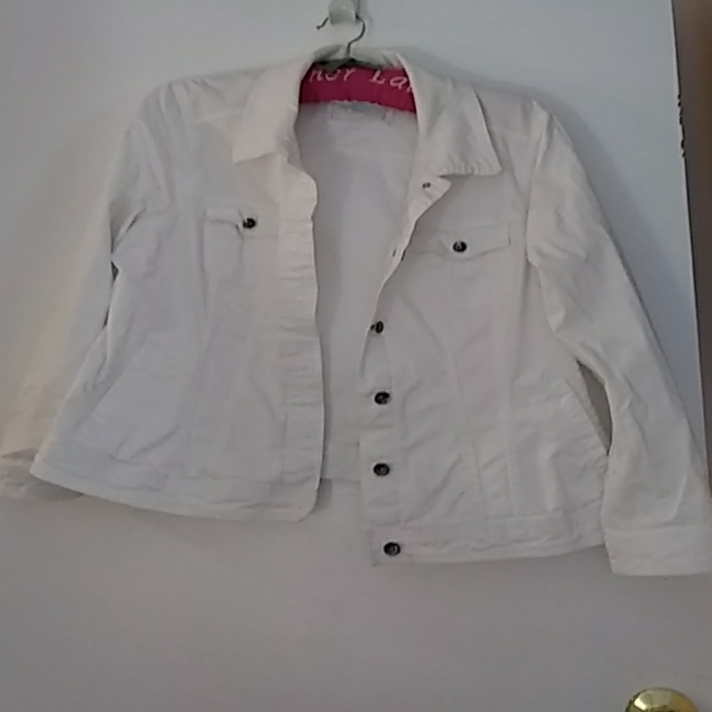 White Jean jacket